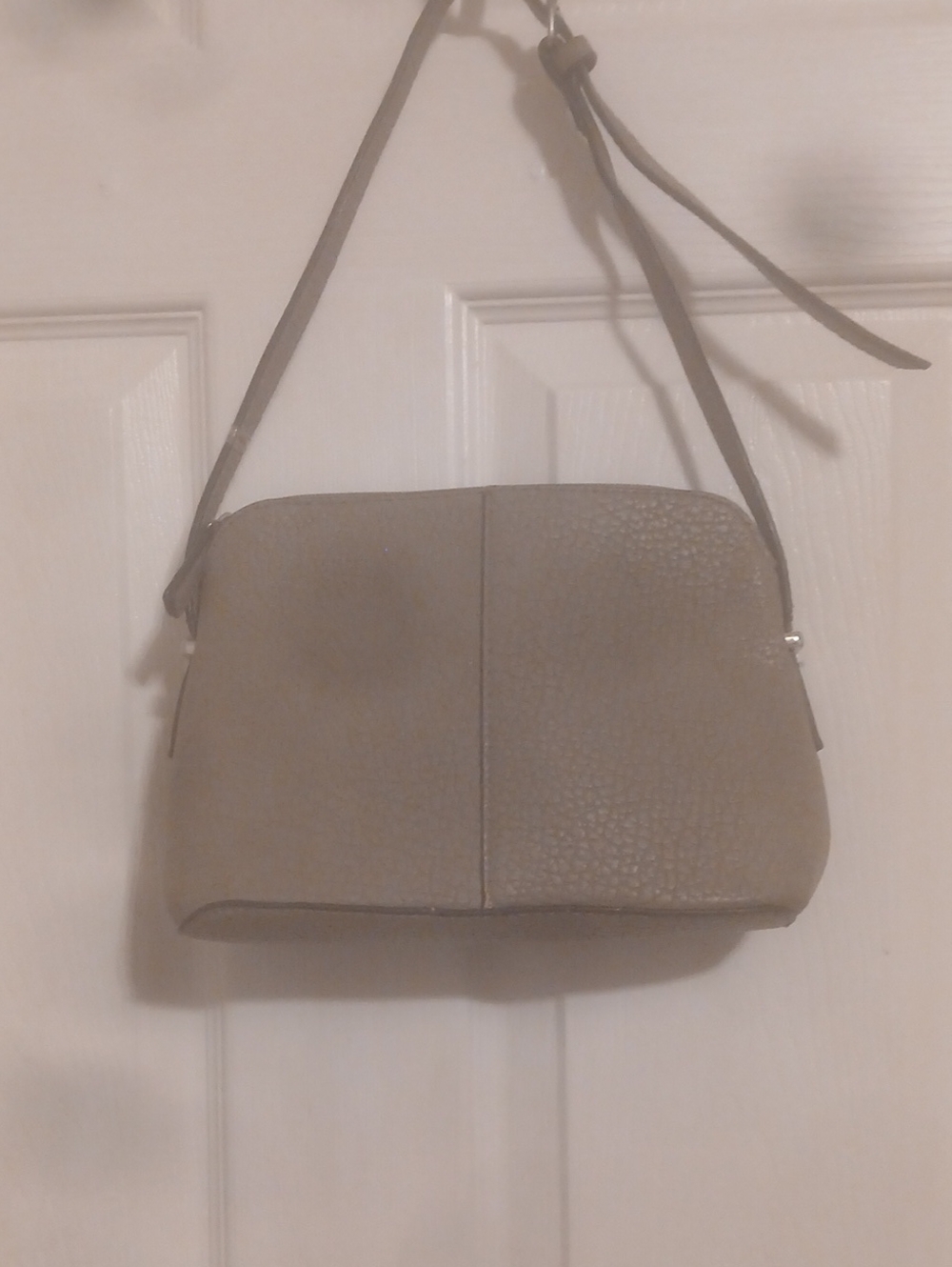 Classic Taupe Crossbody Shoulder Bag